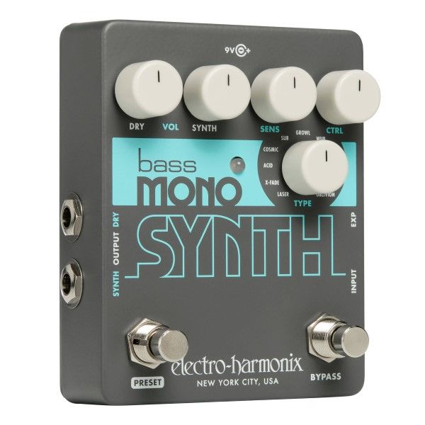Electro-Harmonix Bass Mono Synth Synthesizer Pedal