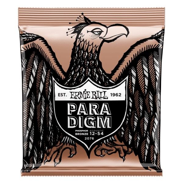 Ernie Ball P02076 Medium Light Paradigm Phosphor Bronze Acoustic Guitar Strings .012-.054