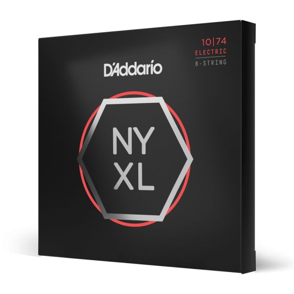 D'Addario NYXL1074 Nickel Wound 8-String Electric Guitar Strings