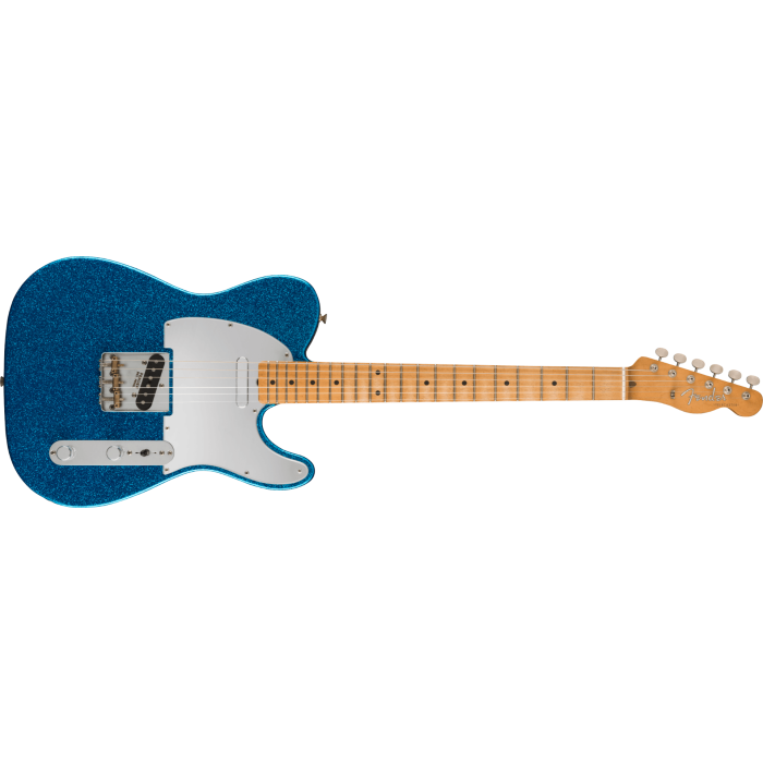 Fender J Mascis Telecaster®, Maple Fingerboard, Bottle Rocket Blue Flake
