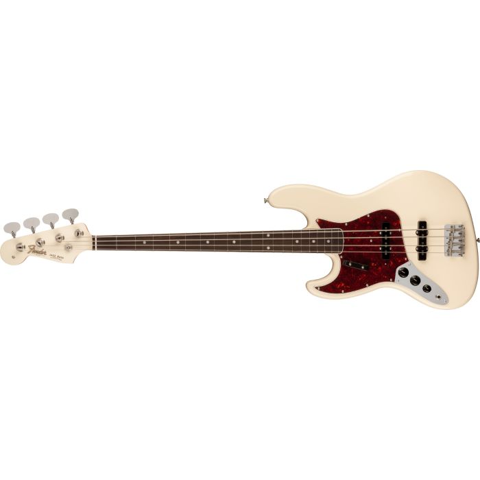 Fender American Vintage II 1966 Jazz Bass® Left-Hand, Rosewood Fingerboard, Olympic White