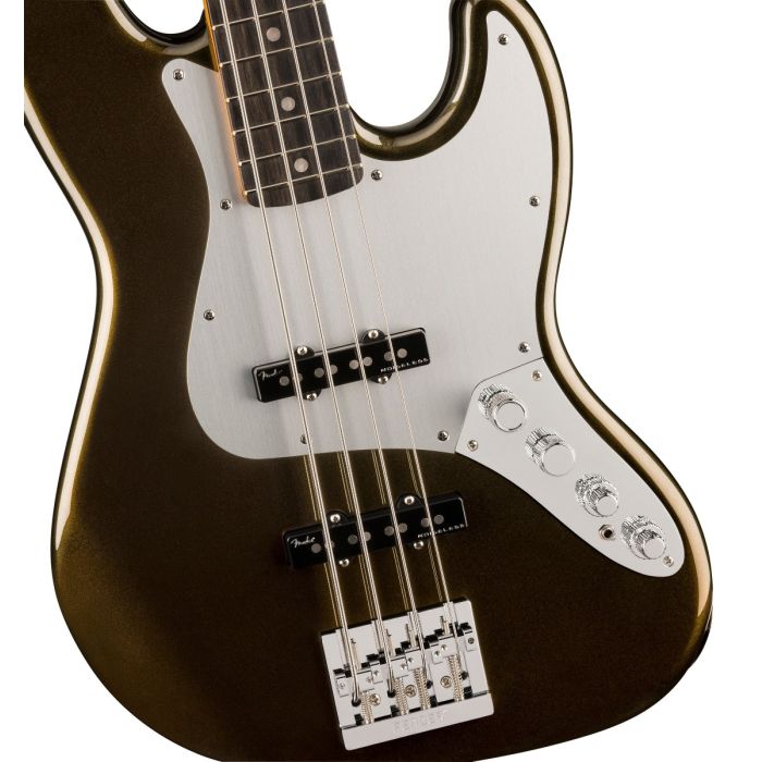 Fender American Ultra II Jazz Bass®, Ebony Fingerboard, Texas Tea 0199111790