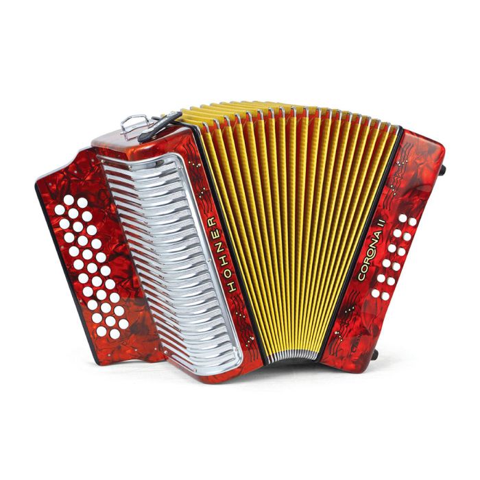 Hohner Corona II Classic EAD, pearl red