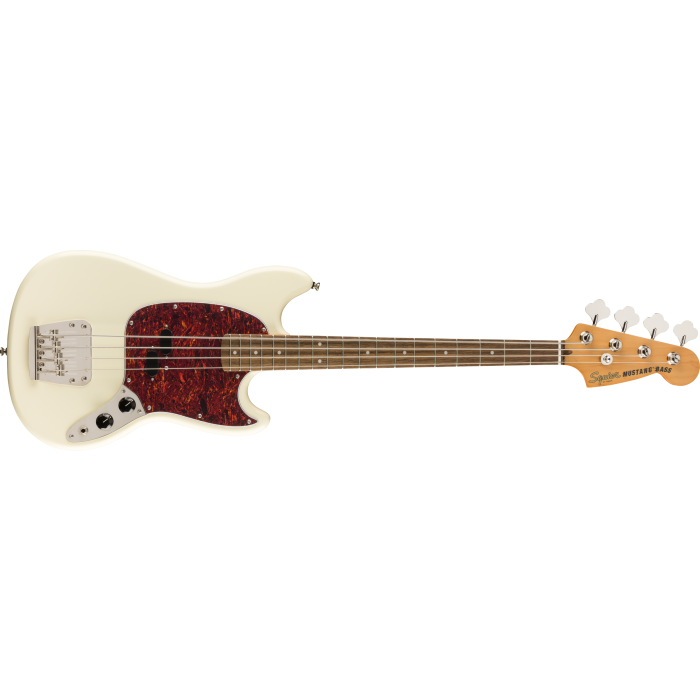 Squier Classic Vibe '60s Mustang® Bass, Laurel Fingerboard, Olympic White