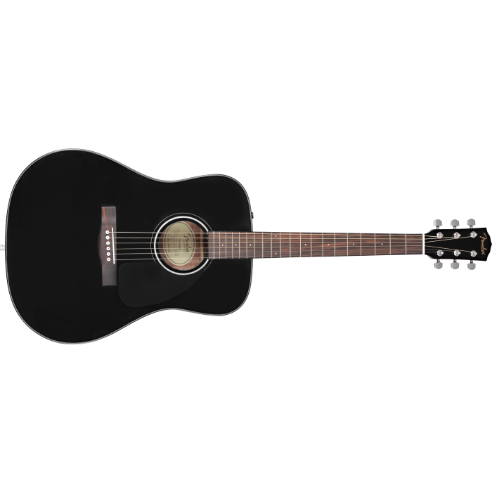 Fender CD-60 Dreadnought V3 w/Case, Walnut Fingerboard, Black