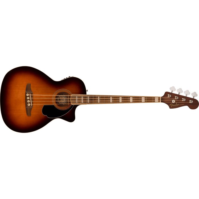 Fender Kingman™ Bass, Walnut Fingerboard, Black Pickguard, Shaded Edge Burst