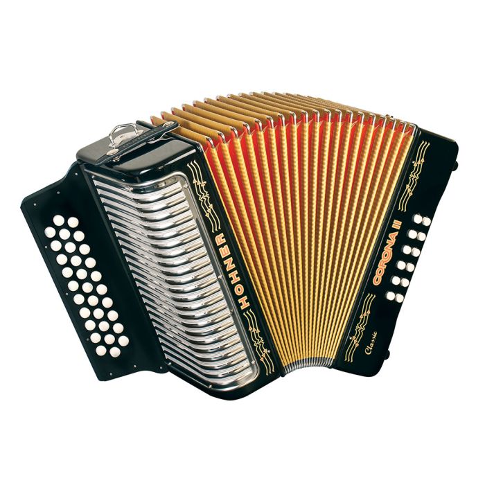 Hohner Corona II Classic FBbEb, jet black
