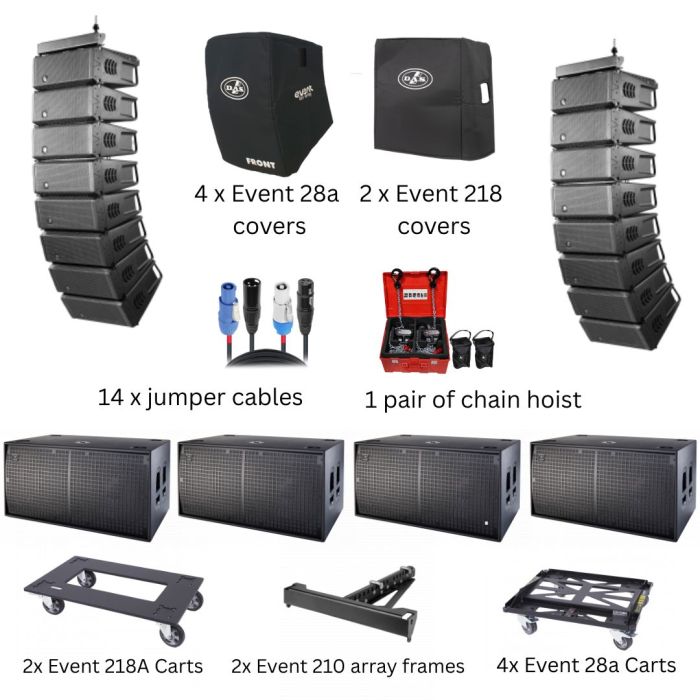 DAS (16) EVENT 28a (4) EVENT 218a Array PACK