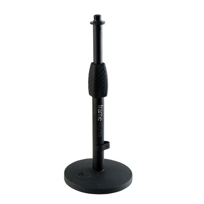 Gator  GFW-MIC-0601 Desktop Mic Stand with Round Base and Twist Clutch