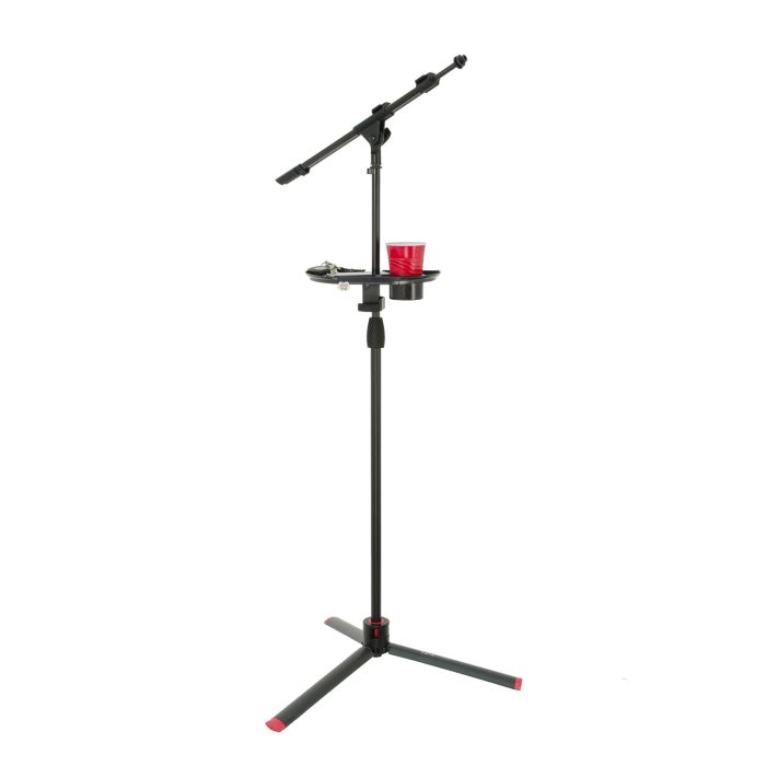 Gator GFW-MICACCTRAY Mic Stand Accessory Tray with Drink Holder