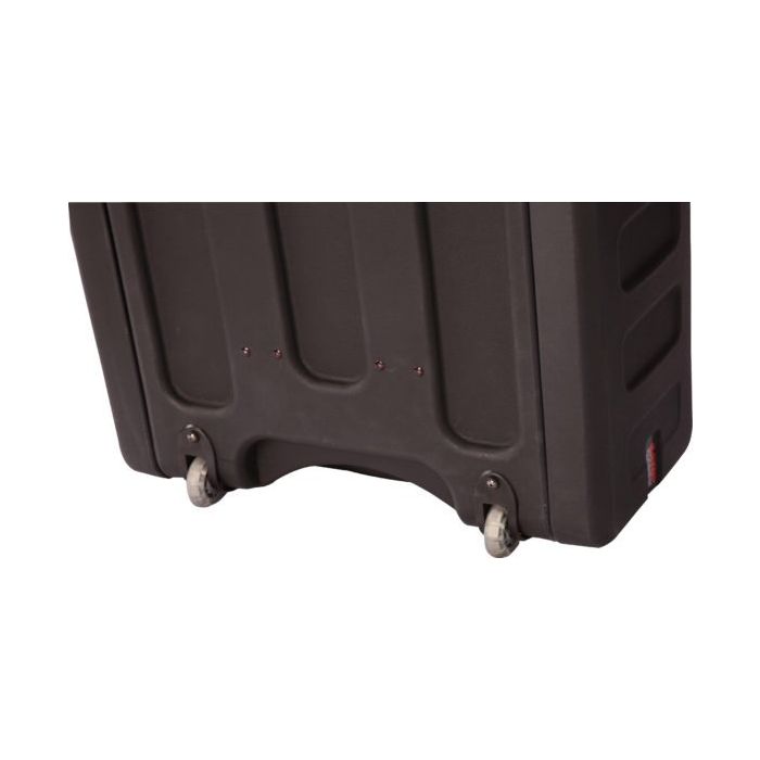 Gator G-PROR-6U-19 6U, 19″ Deep Molded Audio Rack; W/ Wheels