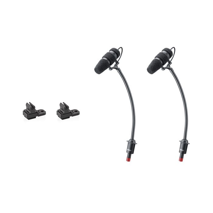  DPA 4099 CORE Stereo Mic, Loud SPL with Clips for Accordion, 2 mics