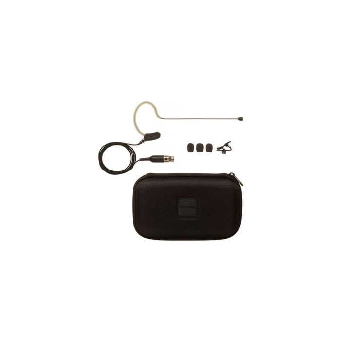 Shure MX153T/O-TQG Omnidirectional Earset Headworn Microphone – Tan