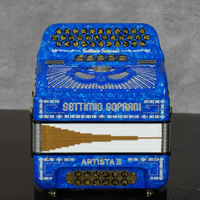 Settimio Soprani ART5SWULTBLUOYSTFBE 3-Row Diatonic Accordion - EAD