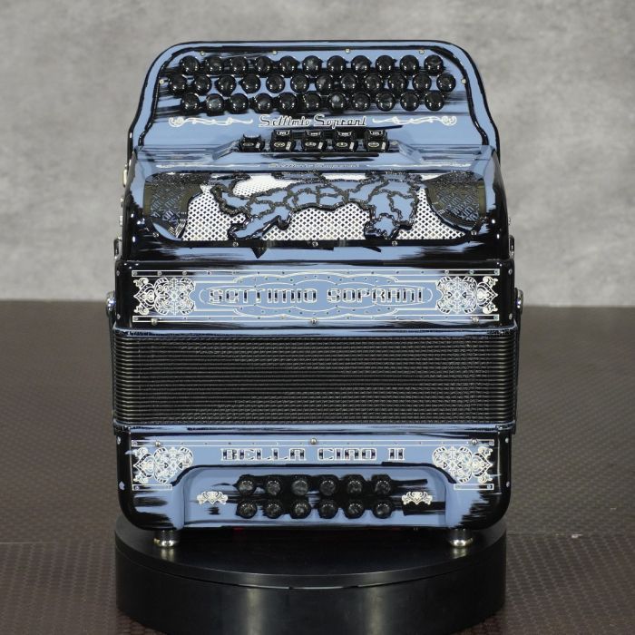 Settimio Soprani BEL5SWULTPIBLUFBE 3-Row Diatonic Accordion - FBbEb