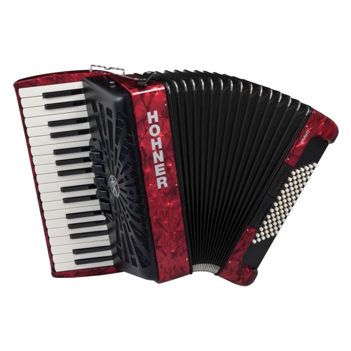 Hohner Bravo III 72, pearl red              