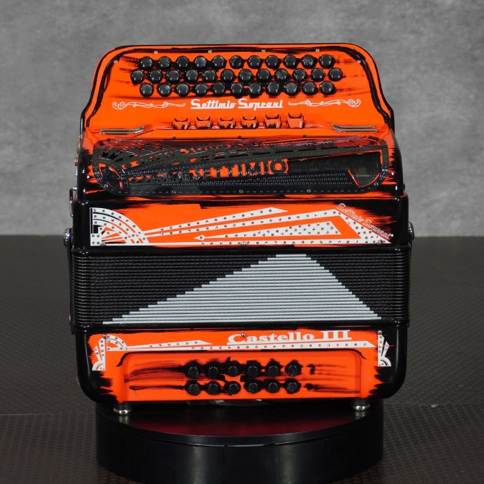 Settimio Soprani CASTTTSLUMBRREDEF 3-Row Diatonic Accordion - FBE/EAD 2-Tonos
