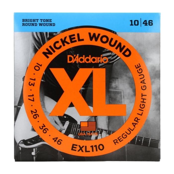 D'Addario EXL110 Nickel Wound Electric Strings .010-.046 Regular Light