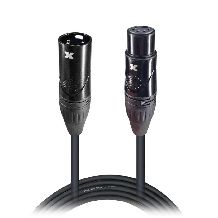 Prox PRXC5PDMX05X10 10PCS 5 Ft. DMX XLR5-M to XLR5-F High Performance Data Cable