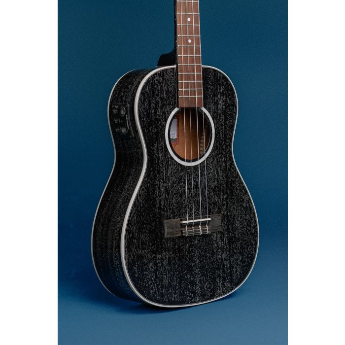 Kala KA-SDH-BE Baritone Ukulele – Solid Doghair Mahogany w/ Gig Bag