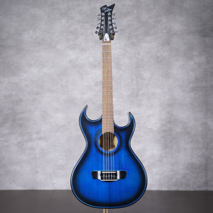 Del Rio DR0406 (Serial 0406) – Double-Cut Maple Bajo Quinto in Trans Blueburst