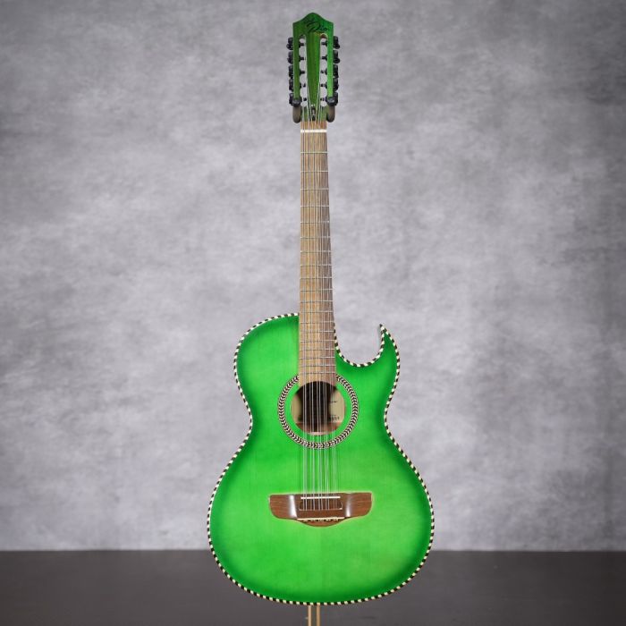 Del Rio Bajo Quinto – Green Satin Single Cutaway