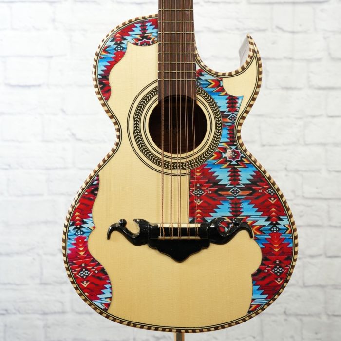 Texmex Bajo Quinto - Spruce Top - Palo Escrito Body