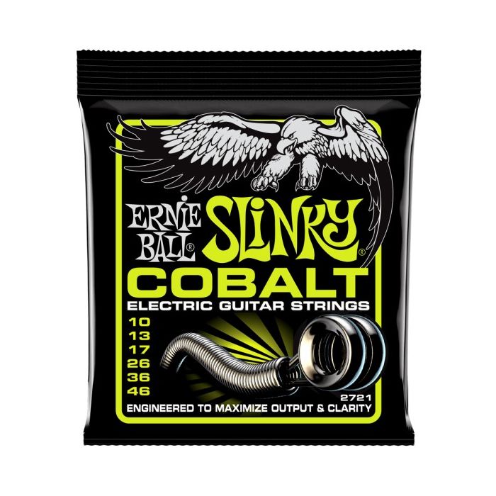 Ernie Ball P02721 Regular Slinky Cobalt Electric Guitar Strings .010-.046