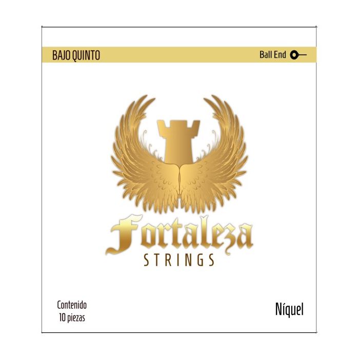Fortaleza Bajo Quinto Strings Níquel – BALL END (Bola)