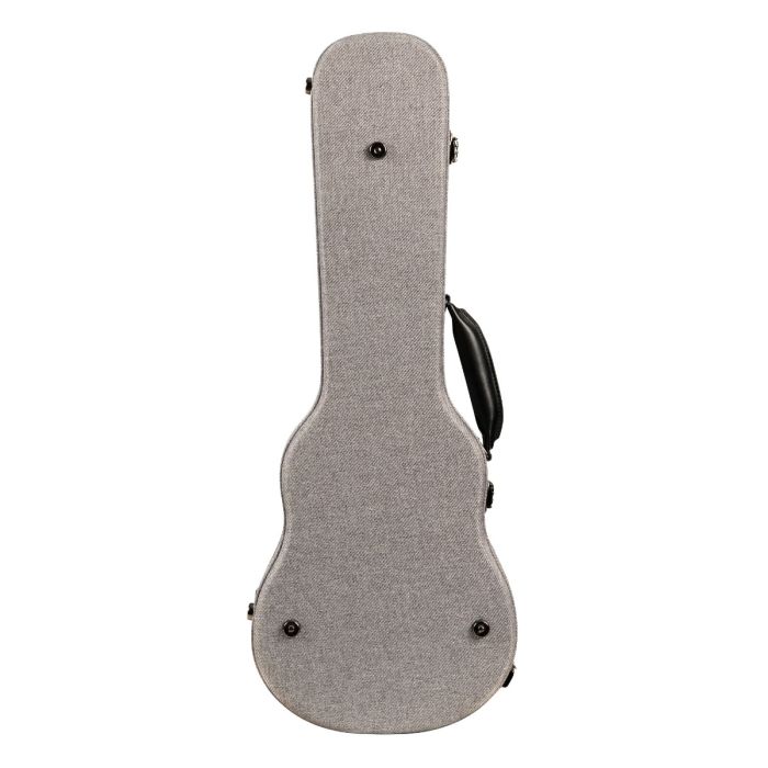 Gray Tweed Archtop Ukulele Hardcase - Concert
