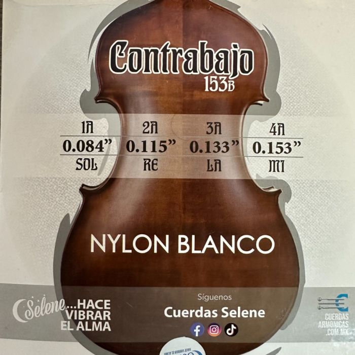 Selene Contrabajo 153B Blanco