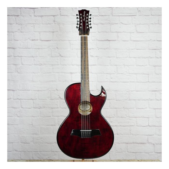 Jesus Garibay JGCRLYMPLTRSRED Curly Maple Top & Body
