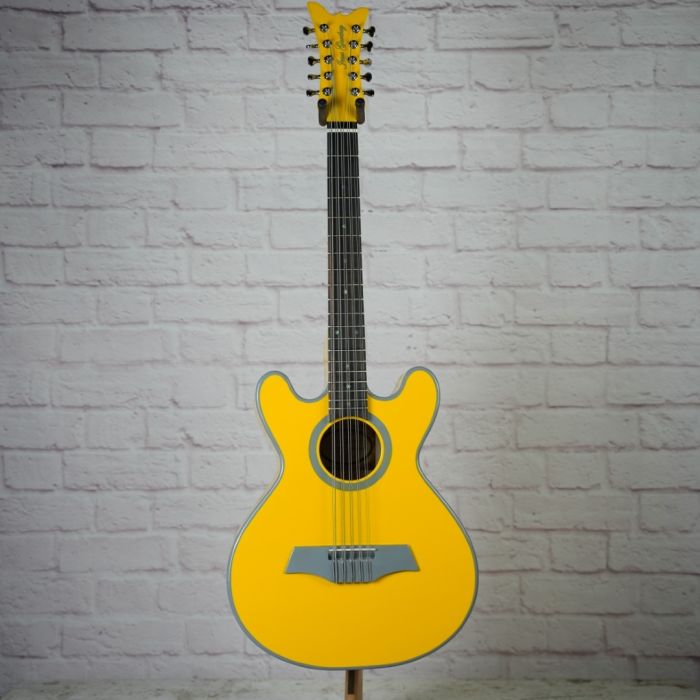 Jesus Garibay Bajo Quinto – Yellow w/ Grey Trim