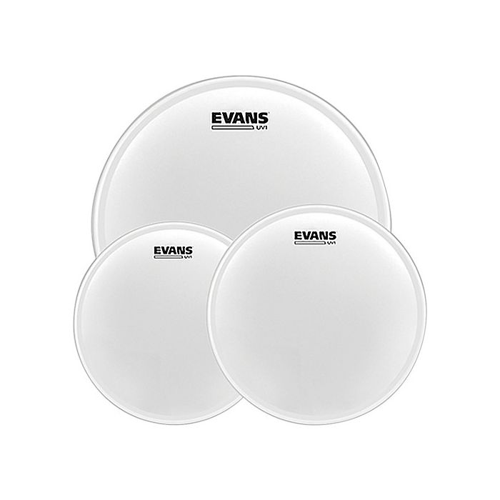 Evans UV1 Coated Standard Pack (12", 13", 16") with 14" UV1 Coated Snare Batter