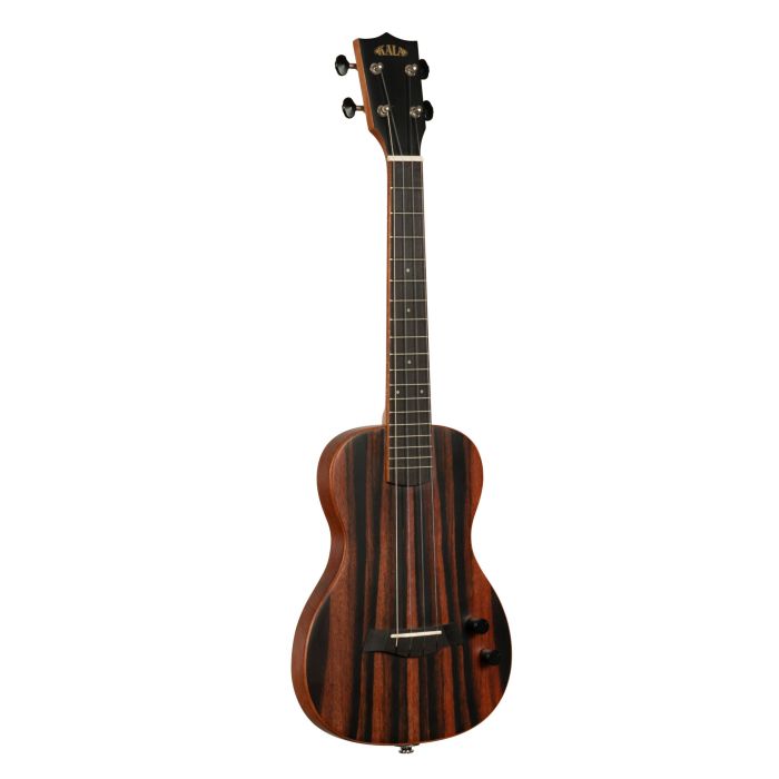 Solid Body Electric Striped Ebony Tenor Ukulele w/Bag