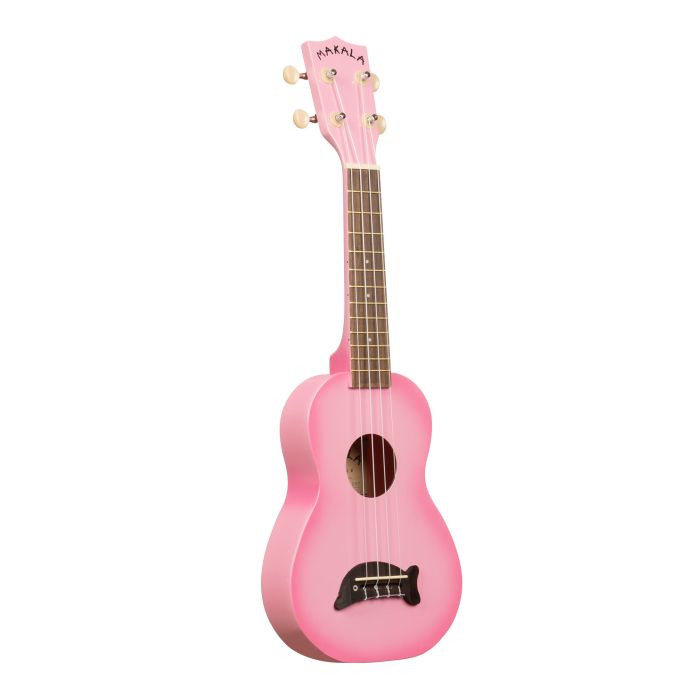 Pink Burst Soprano Dolphin Ukulele