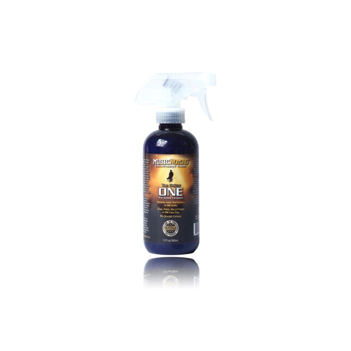 MusicNomad The Guitar One 12 oz.Tech Size - All in 1 Cleaner, Polish & Wax﻿
