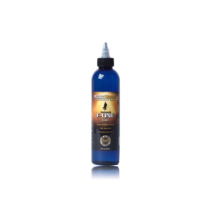 MusicNomad Fretboard F-ONE Oil - Cleaner & Conditioner - 8 oz.﻿