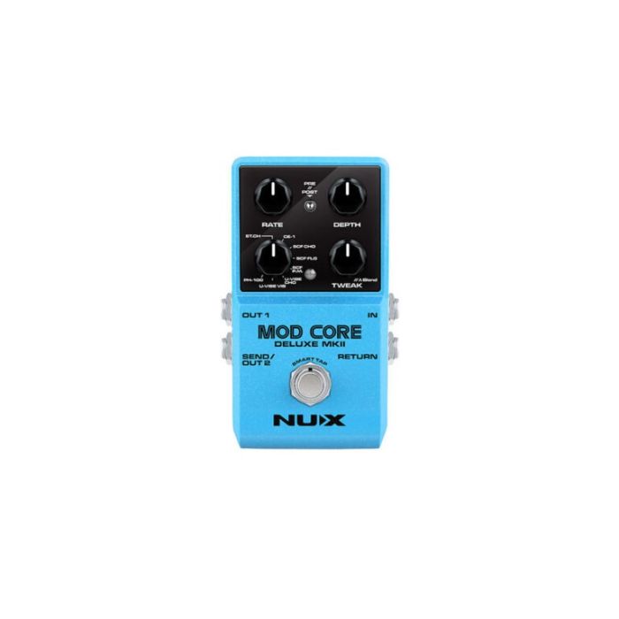 NUX Mod Core Deluxe mkII Pedal with 8 Different Modulations and Smart Tap Tempo