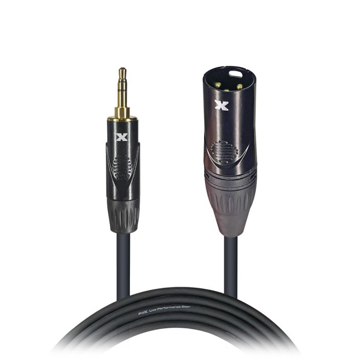 Prox PRXCMXM10X50 50PCS 10 Ft. Unbalanced 1/8" (3.5mm) TRS-M Mini to XLR3-M High Performance Audio Cable