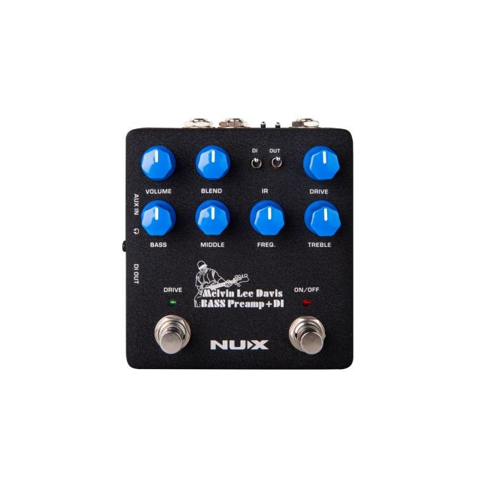 NuX Melvin Lee Davis Bass Preamp + DI Pedal