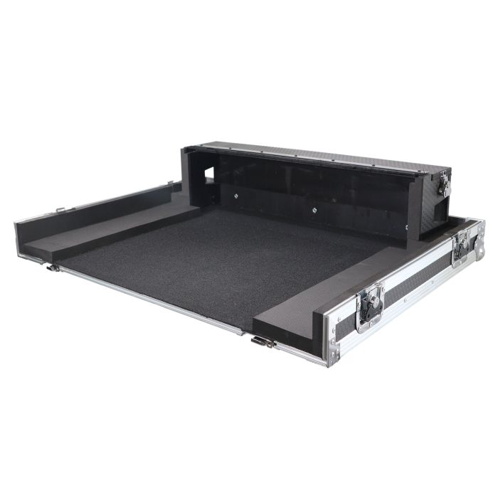 Prox PRXSYDM7COMPACTEXDHW ATA Digital Audio Mixer Flight Case for Yamaha DM7 Compact Extension Console with Doghouse compartment