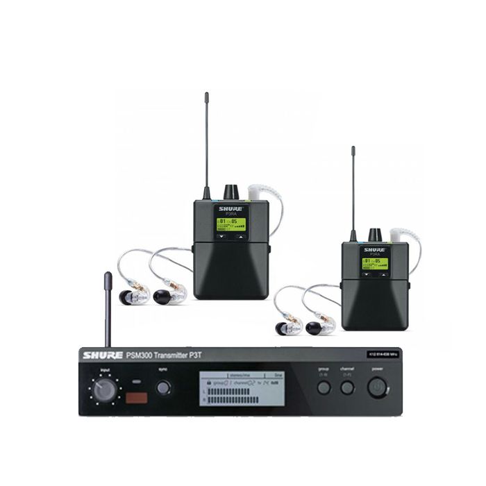 Shure PSM300 Twin Pack Pro with P3TRA215CL System G20 