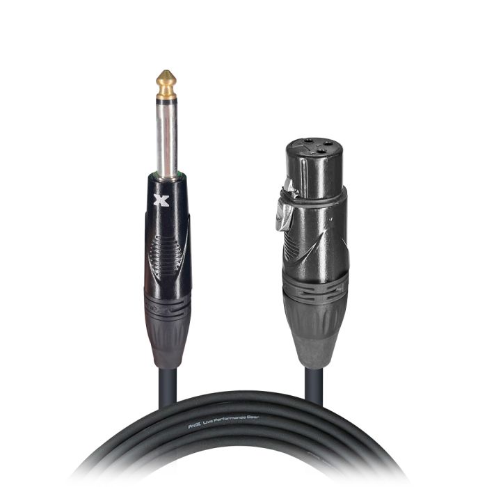 Prox PRXCPXF50X20 20PCS 50 Ft. Unbalanced 1/4" TS to XLR-F High Performance Audio Cable
