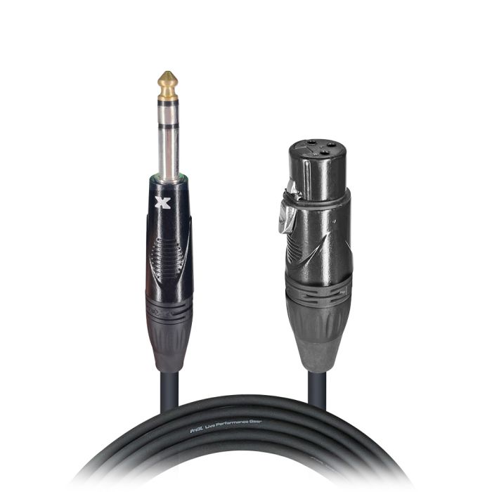 Prox PRXCSXF25X40 40PCS 25 Ft. Balanced 1/4" TRS to XLR3-F High Performance Audio Cable