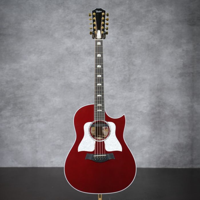 Taylor 657ce BQ – Limited Candy Apple Red 10-String Grand Pacific