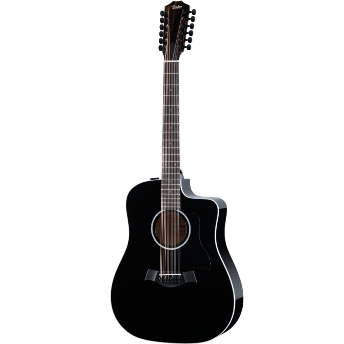 Taylor 250ce-BLK Plus acoustic-electric 12-string Guitar