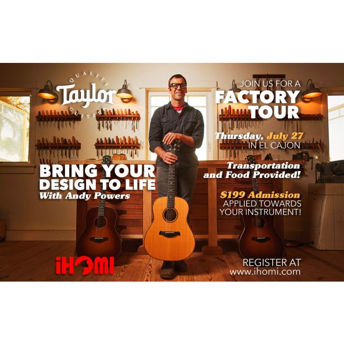 Taylor Bring Your Design to Life - Admission