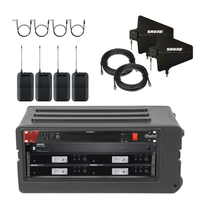 Shure BLX 4CH band system 