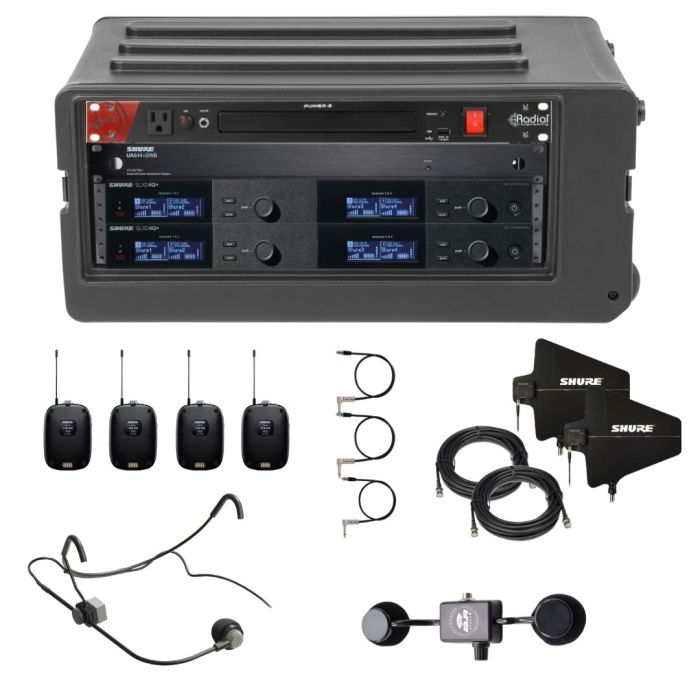 Shure SLXD QUAD SYSTEM FOR NORTEñO